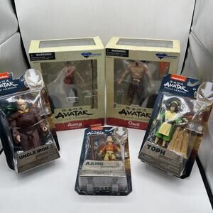 Nickelodeon AVATAR The Last Airbender Action Figures Lot Of 5 NIB AS IS